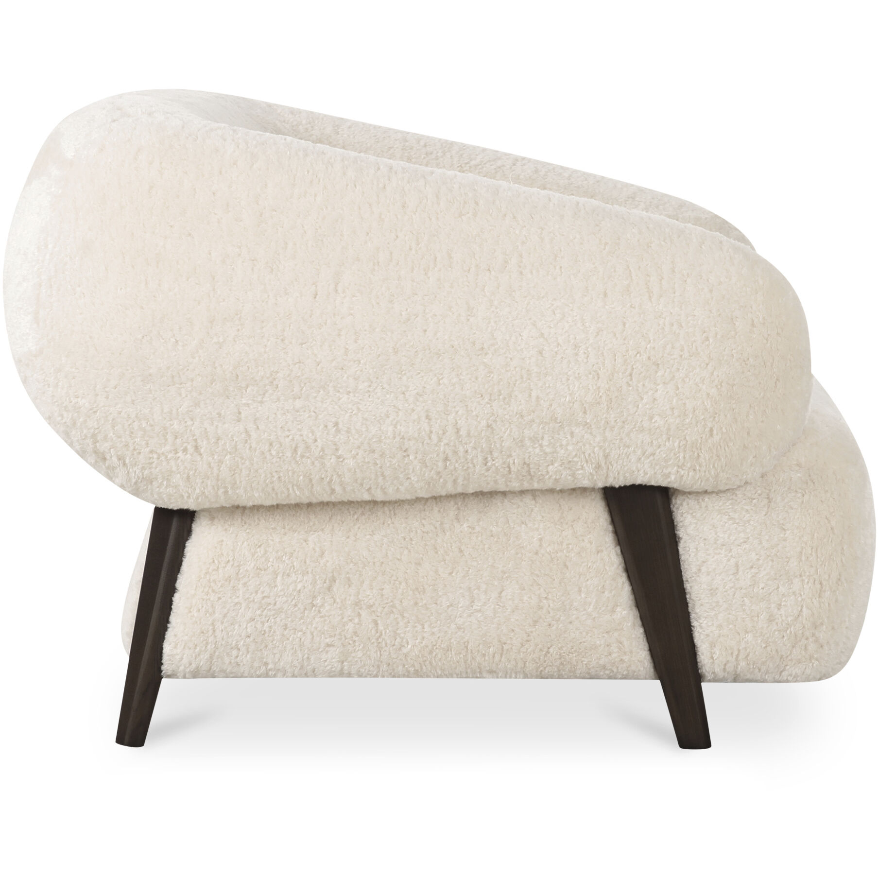Devlin White Lounge Chair